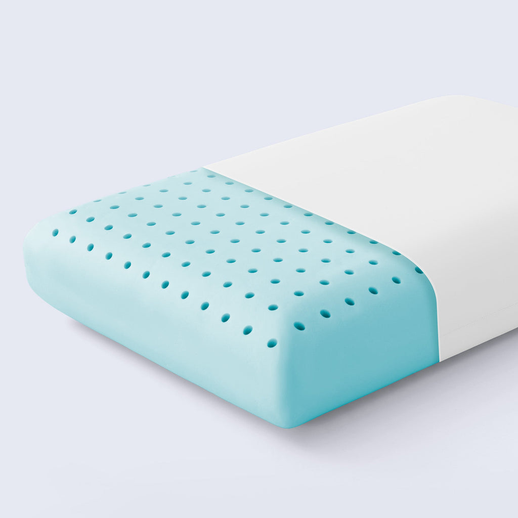 Cooling Memory Foam Pillow Perforated Breathable Bed Support - Image 6