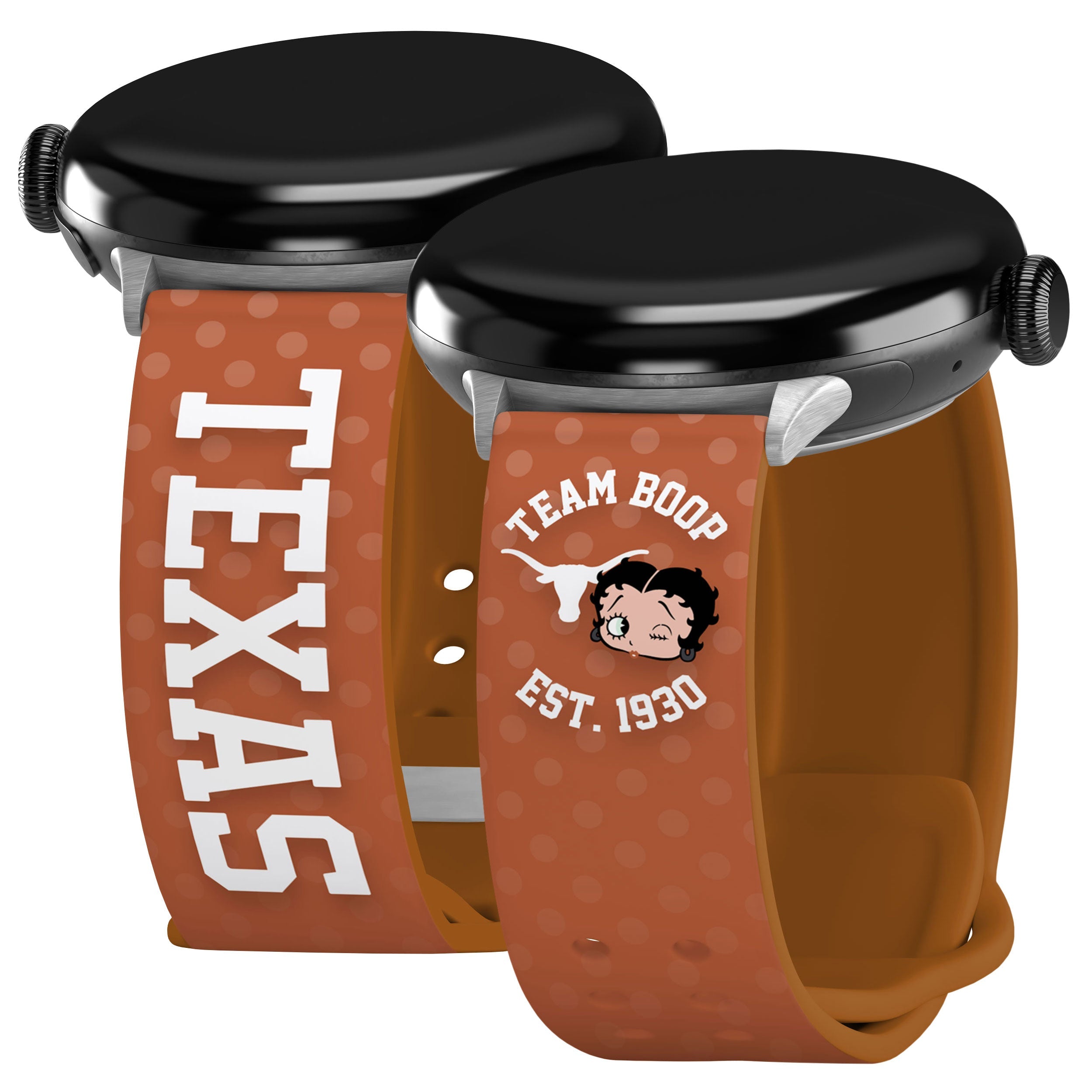 Texas Longhorns X Betty Boop HD Google Pixel Watch Band