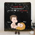 Personalized Valentines Day Blanket - Gifts for Valentines Day - You're My Favorite Thing To Do