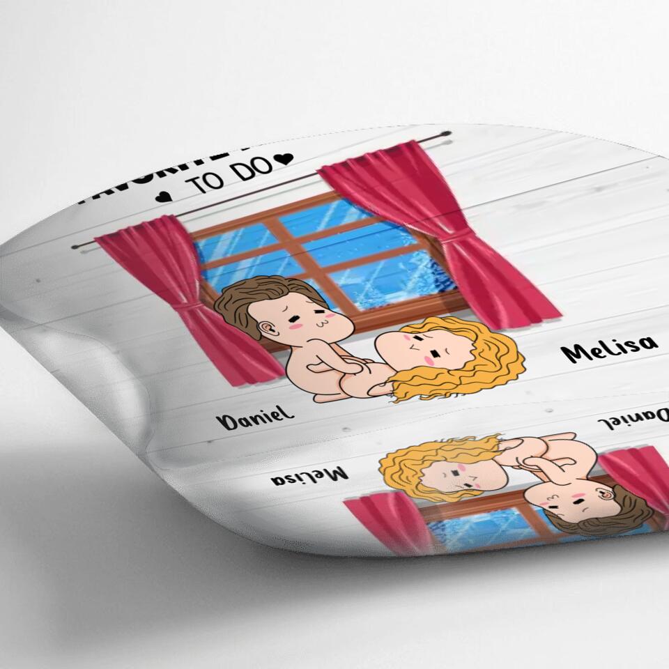 Personalized Fleece Throw Blanket/Quilt/Pillow Cover - Valentine's Day Gift - Making You Horny And Making You Smile Are My Two Favorite Things To Do