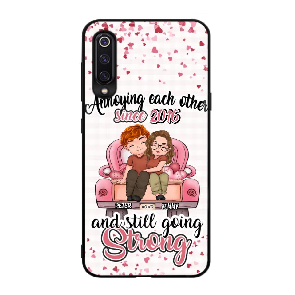 Custom Personalized Couple Phone Case - Valentine's Day/ Birthday/ Anniversary/ Mother's Day Gift For Wife From Husband - Case For Xiaomi, Oppo And Huawei