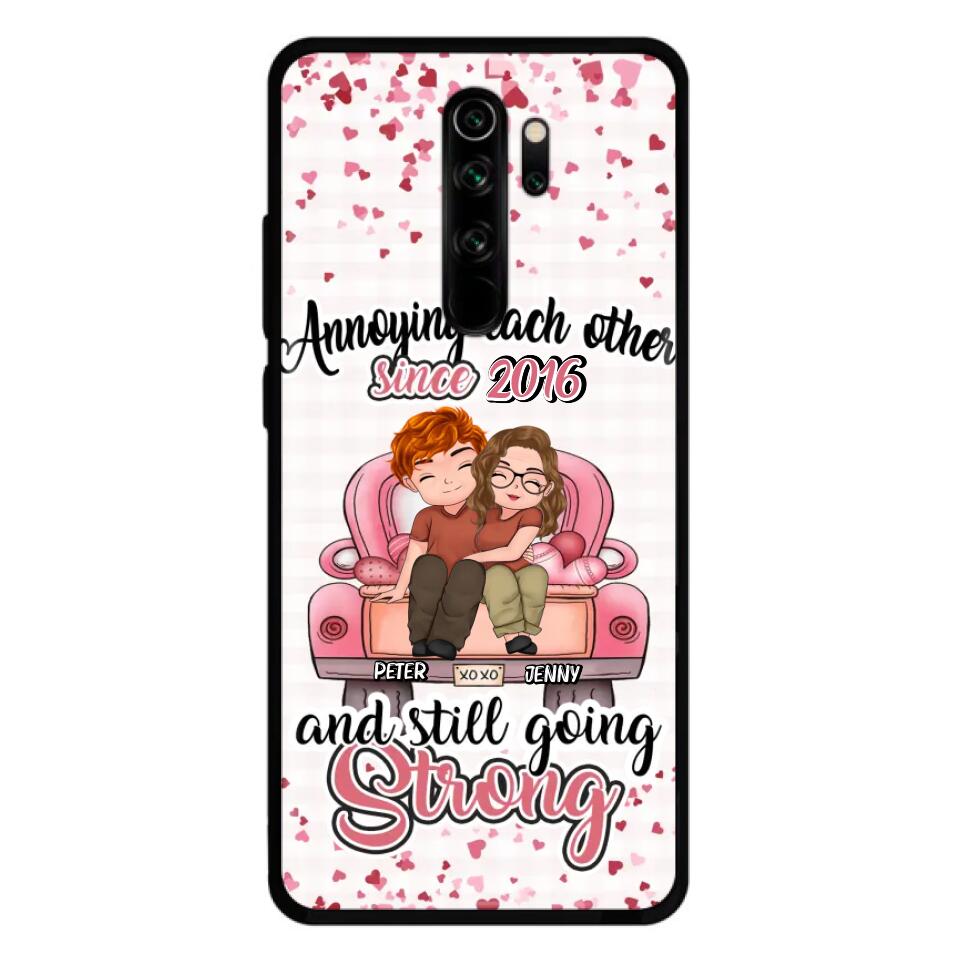 Custom Personalized Couple Phone Case - Valentine's Day/ Birthday/ Anniversary/ Mother's Day Gift For Wife From Husband - Case For Xiaomi, Oppo And Huawei