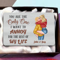 Personalized Couple Wallet Aluminum - Gifts for Couple - Mother's Day Gift For Wife From Husband - You Are The only One I Want To Annoy For The Rest Of My Life