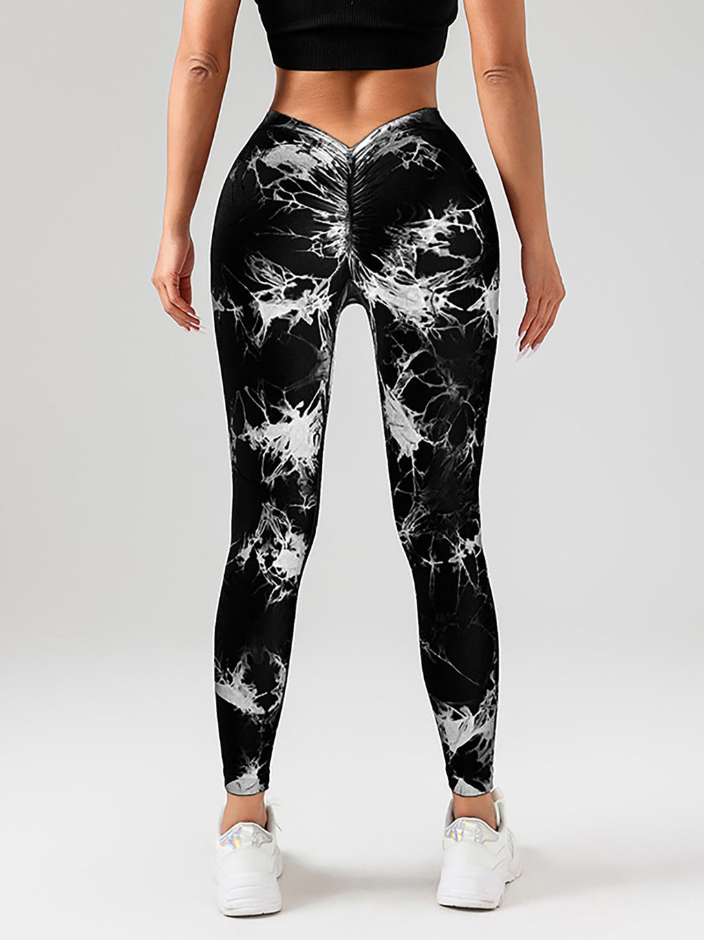Tie-Dye Slimming Yoga Leggings Butt Lifting High-Stretch Pants