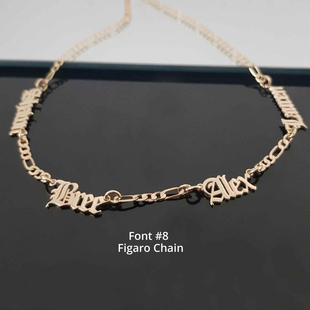 Custom Multiple Name Necklace – Personalized Family & Friendship Jewelry