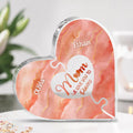 Personalized Mother Crystal Heart - Gift Idea For Mother's Day - Up to 7 Children - Mom You Are The Piece That Holds Us Together