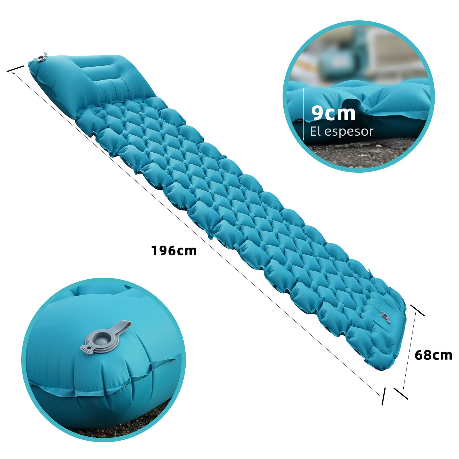Portable Inflatable Camping Mattress for Outdoor Use