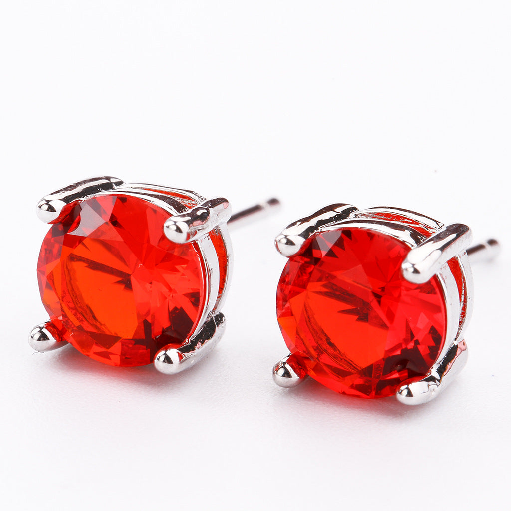 Versatile Four-Prong Womens Ear Studs