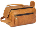 CRAFAT Toiletry Bag for Men - Travel Toiletry Bag for Men - Leather Dopp Kit Shaving Bag for Mens - Gifts for Men Who Have Everything