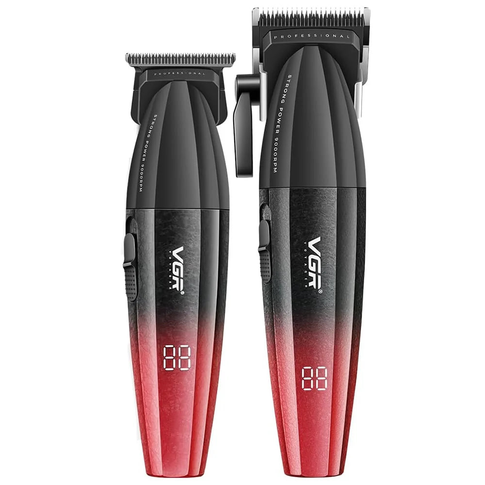 VGR PRO CLIPPER/TRIMMER COMBO - RED