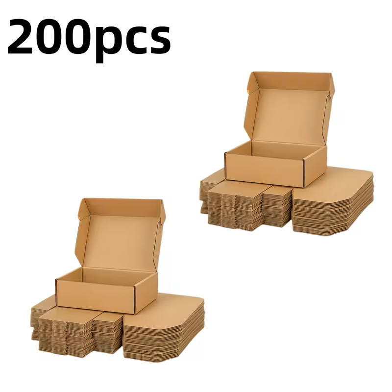 Durable 3-Layer Corrugated Shipping Boxes - 9x5x4 Inch Bulk Pack