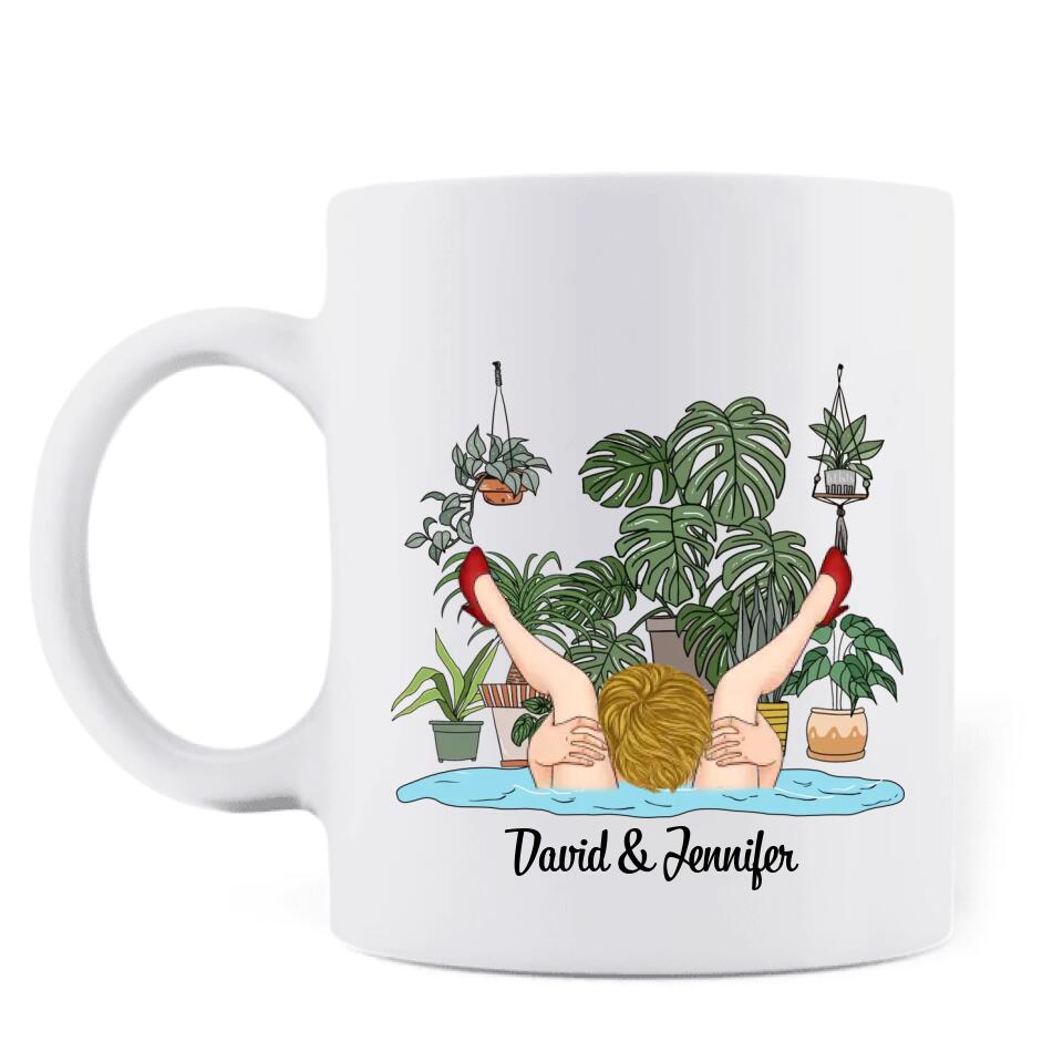 Personalized Girl Coffee Mug - Gift Idea For Plant Lovers - Just A Girl Who Loves Succulents