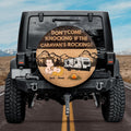 Personalized Couple Spare Tire Covers - Gift Idea For Couple/Her/Him/Valentine's Day - Don't Come Knocking If The Caravan's Rocking