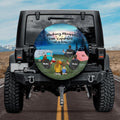 Personalized Camping Night Spare Tire Cover - 3 Adults With 2 Kids - Gift Idea For Camping Lover - Making Memories One Campsite At A Time