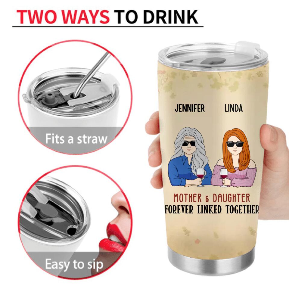 Personalized Best Daughter Tumbler - Mother's Day Gift Idea From Daughter - Congratulations On Having The Best Daughter Ever