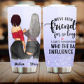 Personalized Best Friends Tumbler, Gift For Best Friends - 2 Besties Tumbler - We've been friends for so long