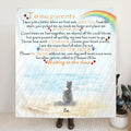Personalized Memorial Cat Quilt/Fleece Blanket - Parents With Up to 6 Cats - Memorial Gift For Cat Lovers - M04NKJ