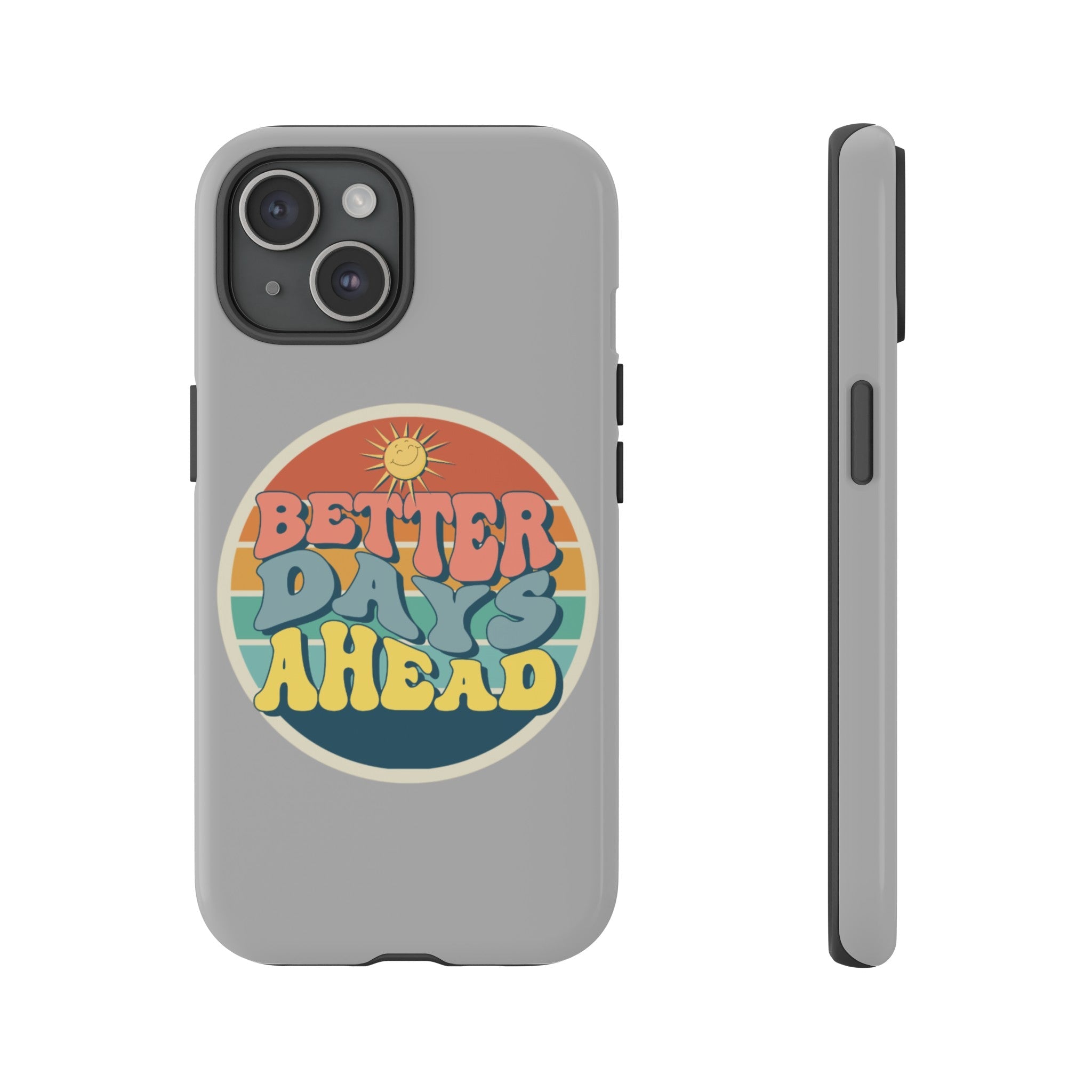 Retro Sunset Tough Phone Case for iPhone, Samsung, and Pixel
