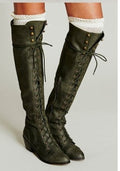 Women's Over-the-Knee Boots – Round Toe Winter