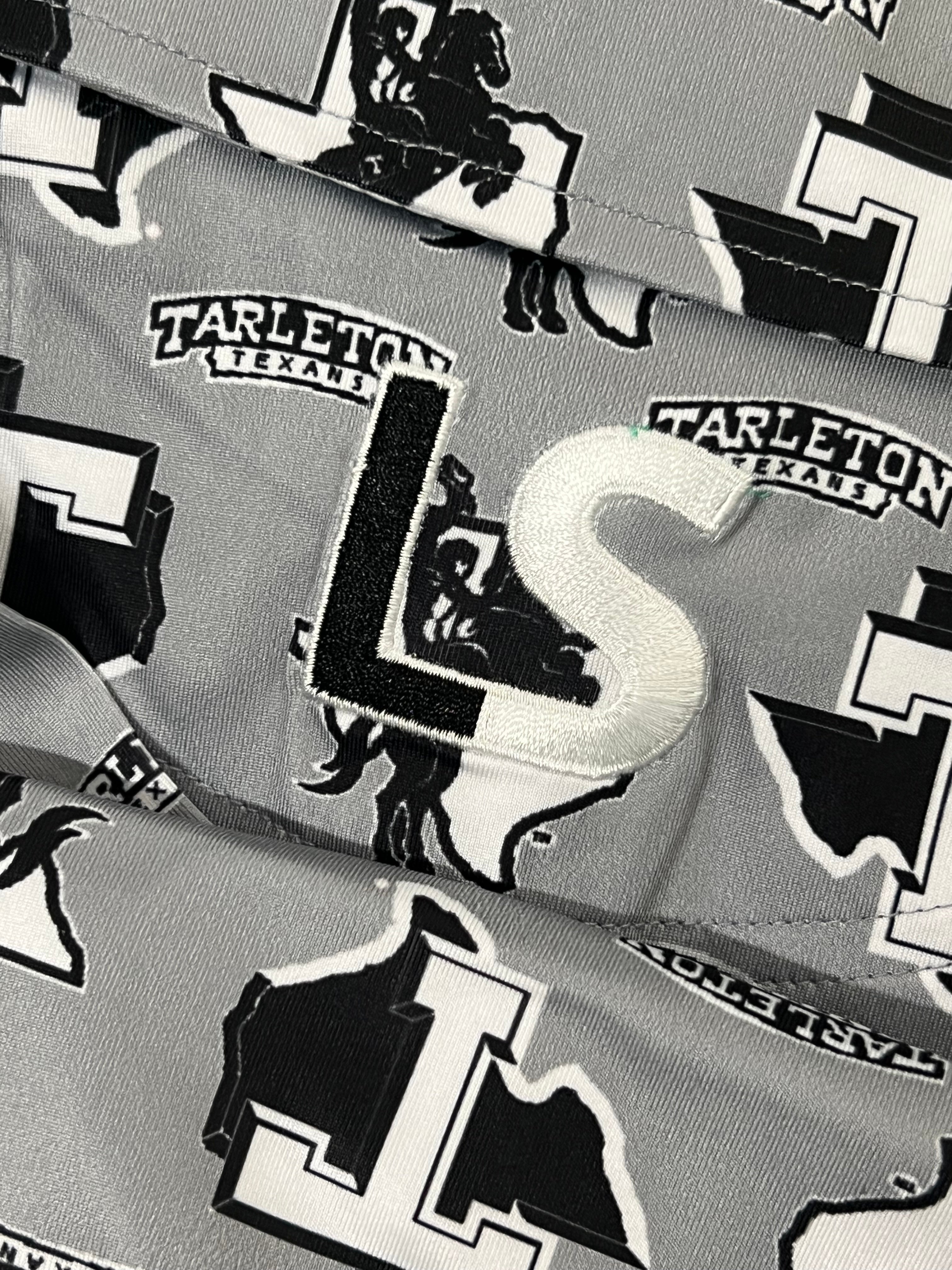 Tarleton State Texans Men's Sporty Logo Polo Shirt - Grey Black