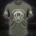 Personalized Father T-shirt - Gift Idea For Father/Father's Day - This Awesome Dad Belongs To