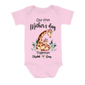 Personalized Giraffe Baby Onesie/T-Shirt - Gift Idea for Baby/Mother's Day - Our First Mother's Day Together