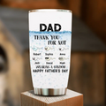 Personalized Sperms Tumbler - Gift Idea For Father's Day - Up to 6 Sperms - Thank You For Not Wearing A Condom