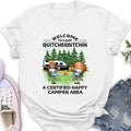 Personalized Camping Shirt/Hoodie - Up to 7 People - Gift Idea for Camping Lovers - Welcome To Camp Quitcherbitchin