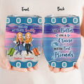 Personalized Traveling Besties Wine Tumbler - Gift Idea For Traveling Lover/Best Friends - Life Is Better On A Cruise With Best Friends