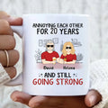 Personalized Couple Coffee Mug - Best Gift Idea For Couple/Husband/Father's Day - Annoying Each Other For 20 Years And Still Going Strong