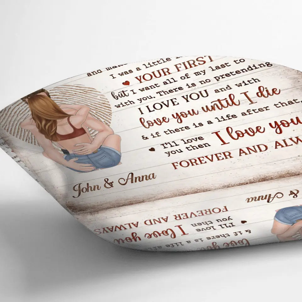 Personalized Couple Pillow Cover - Gift Idea For Couple/Valentines Day - The Day I Met You I Have Found The One Whom My Soul Loves