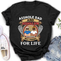 Personalized Dad And Son Shirt/Hoodie - Funny Gift Idea for Dad from Son - Asshole Dad And Asshole Son Best Friends For Life