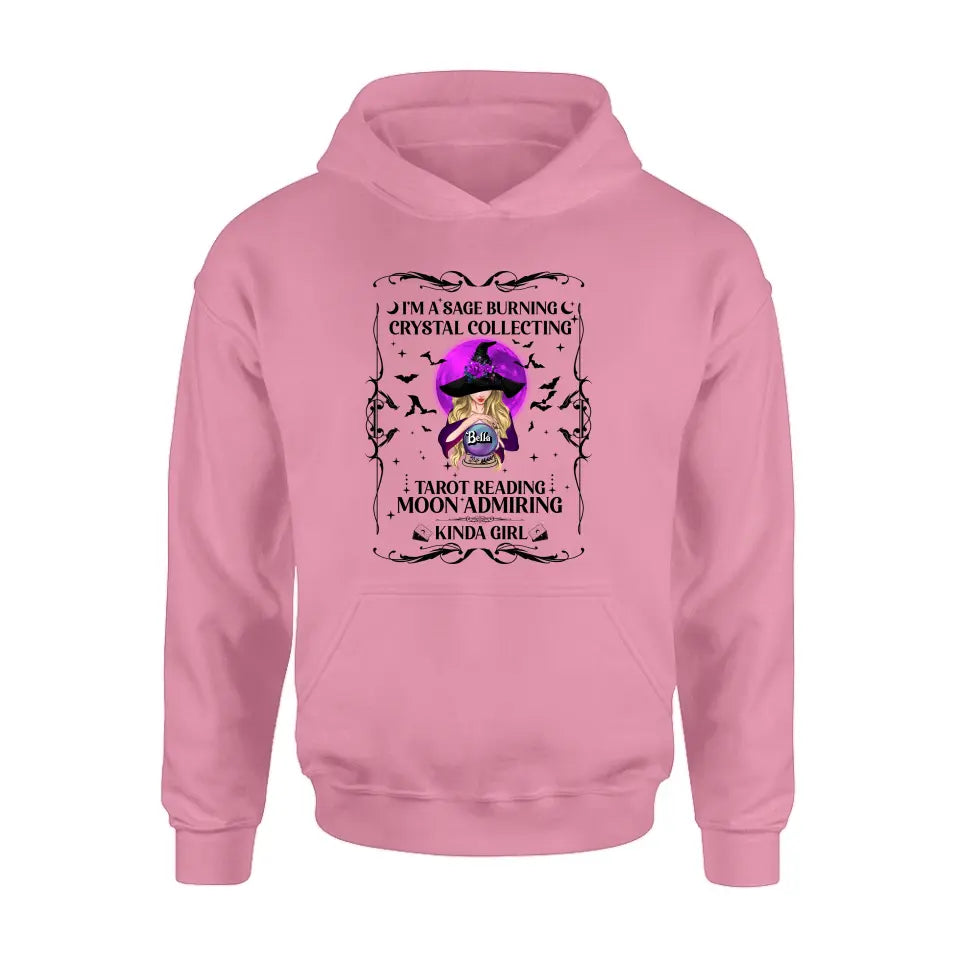 Witch Graphic T-Shirt Crystal Collector Tarot Reading Halloween - Image 10