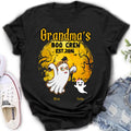 Personalized Grandma Shirt/Hoodie - Halloween Gift For Grandma - Up to 7 Kids - Grandma's Boo Crew
