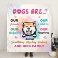 Personalized Dog Fleece Throw Blanket/Quilt/Pillow Cover - Gift Idea For Dog Lovers - Dogs Are Our Friends Our Bodyguards