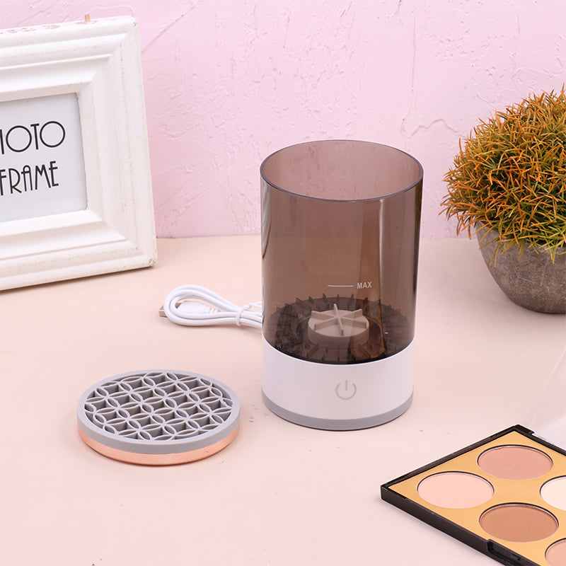 Portable Electric Makeup Brush Cleaner Machine - USB Rechargeable