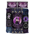 Personalized Witch Quilt Bed Sets - Halloween Gift Idea For Witch Lovers - October Woman The Soul of A Witch The Fire Of A Lioness