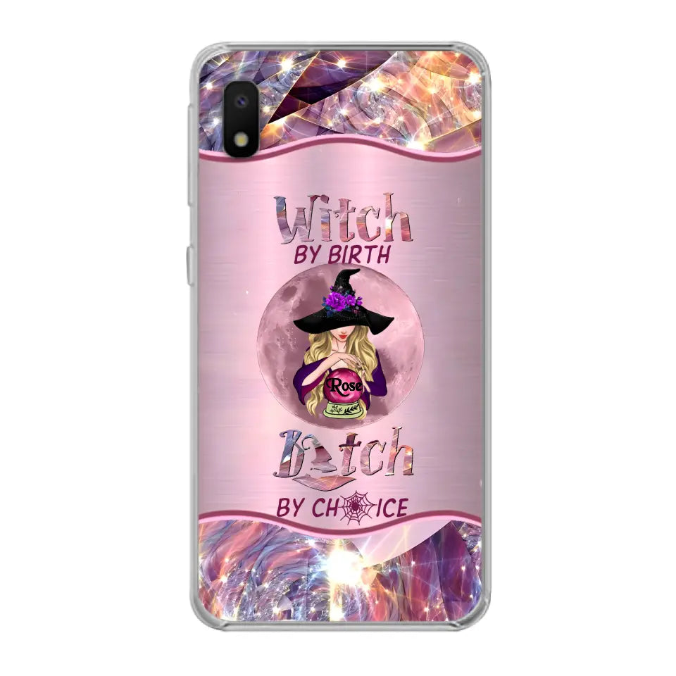 Witch By Birth Phone Case Personalized Halloween Gift for Her
