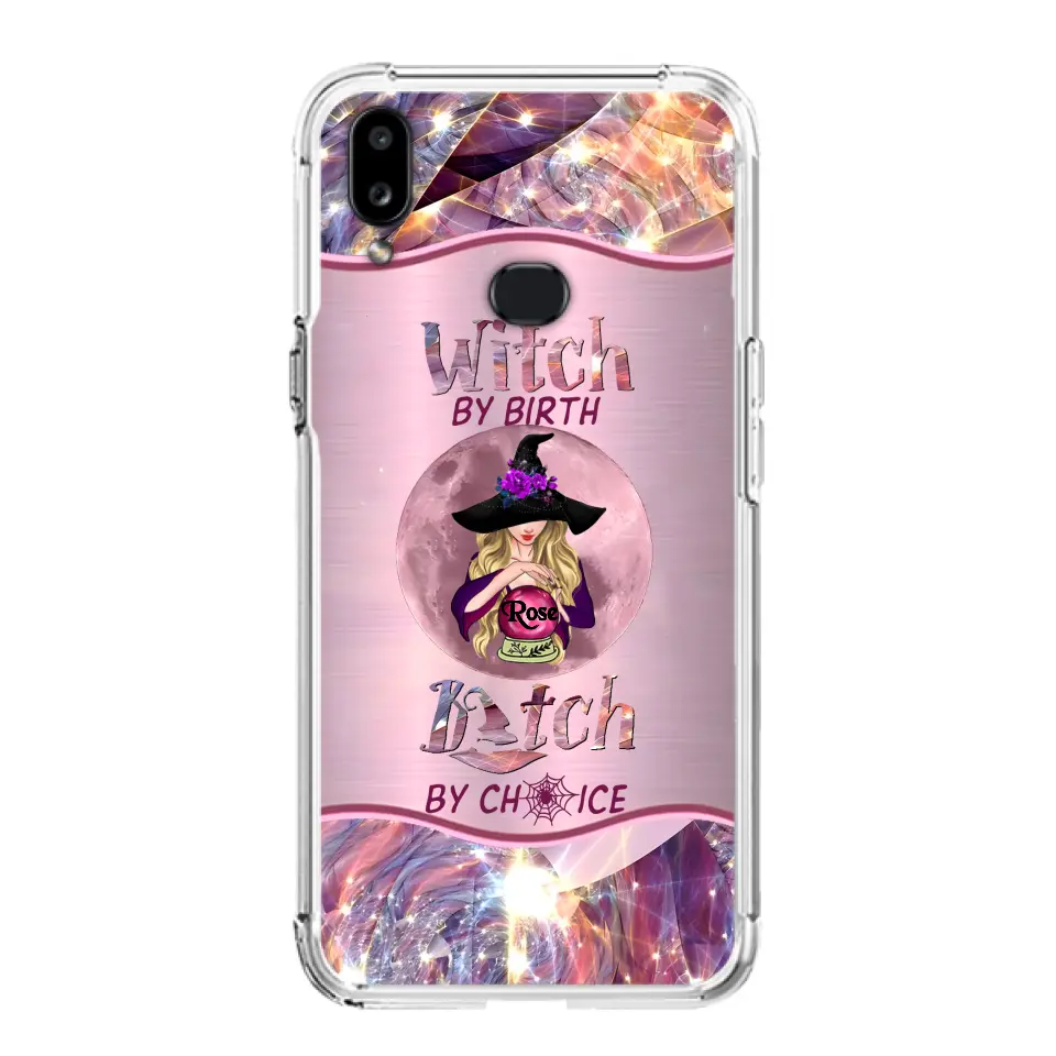 Witch By Birth Phone Case Personalized Halloween Gift for Her