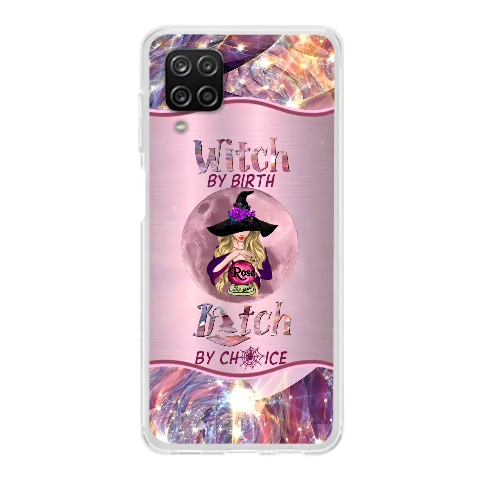 Witch By Birth Phone Case Personalized Halloween Gift for Her