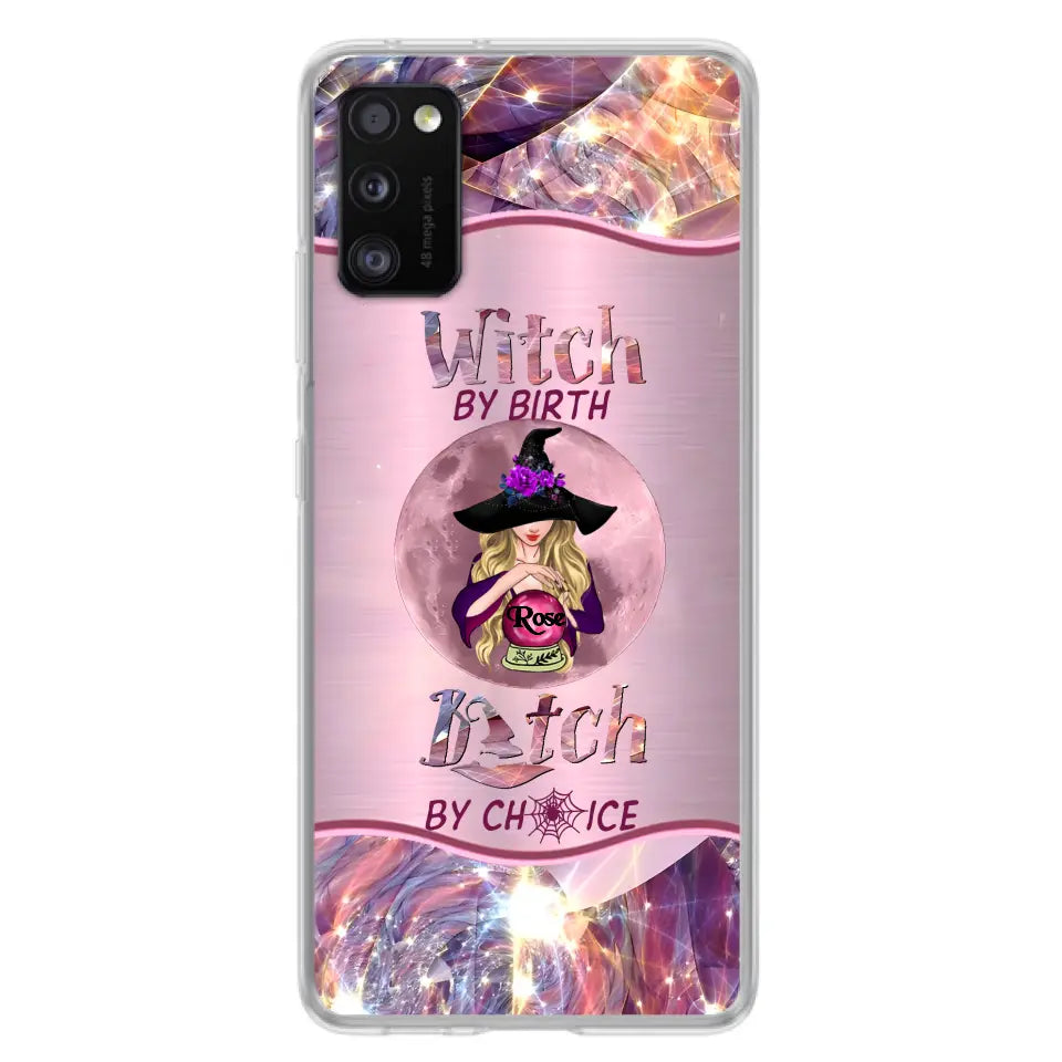 Witch By Birth Phone Case Personalized Halloween Gift for Her