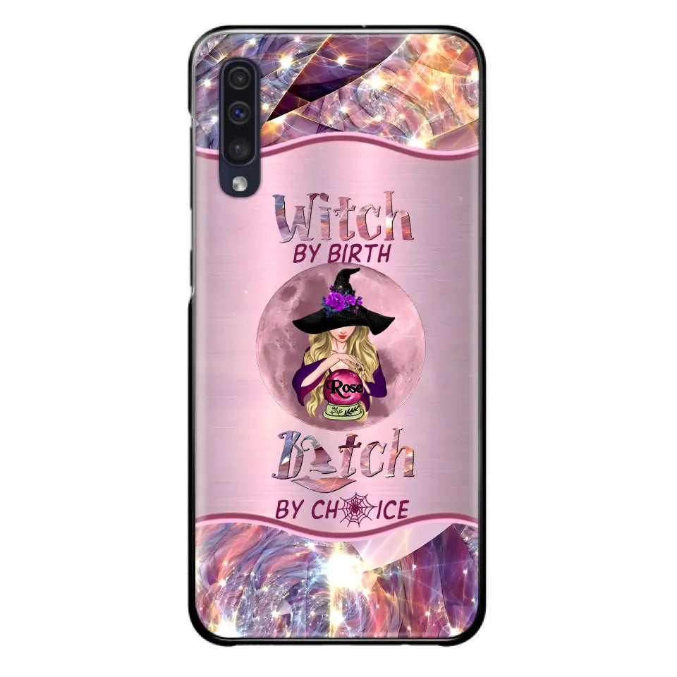 Witch By Birth Phone Case Personalized Halloween Gift for Her