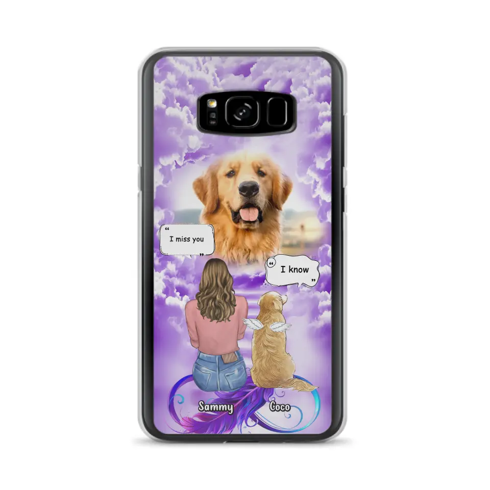 Personalized Memorial Pet iPhone/Samsung Case - Upload Photo - Memorial Gift Idea For Dog/Cat/Rabbit Lover