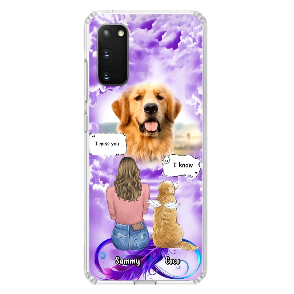 Personalized Memorial Pet iPhone/Samsung Case - Upload Photo - Memorial Gift Idea For Dog/Cat/Rabbit Lover