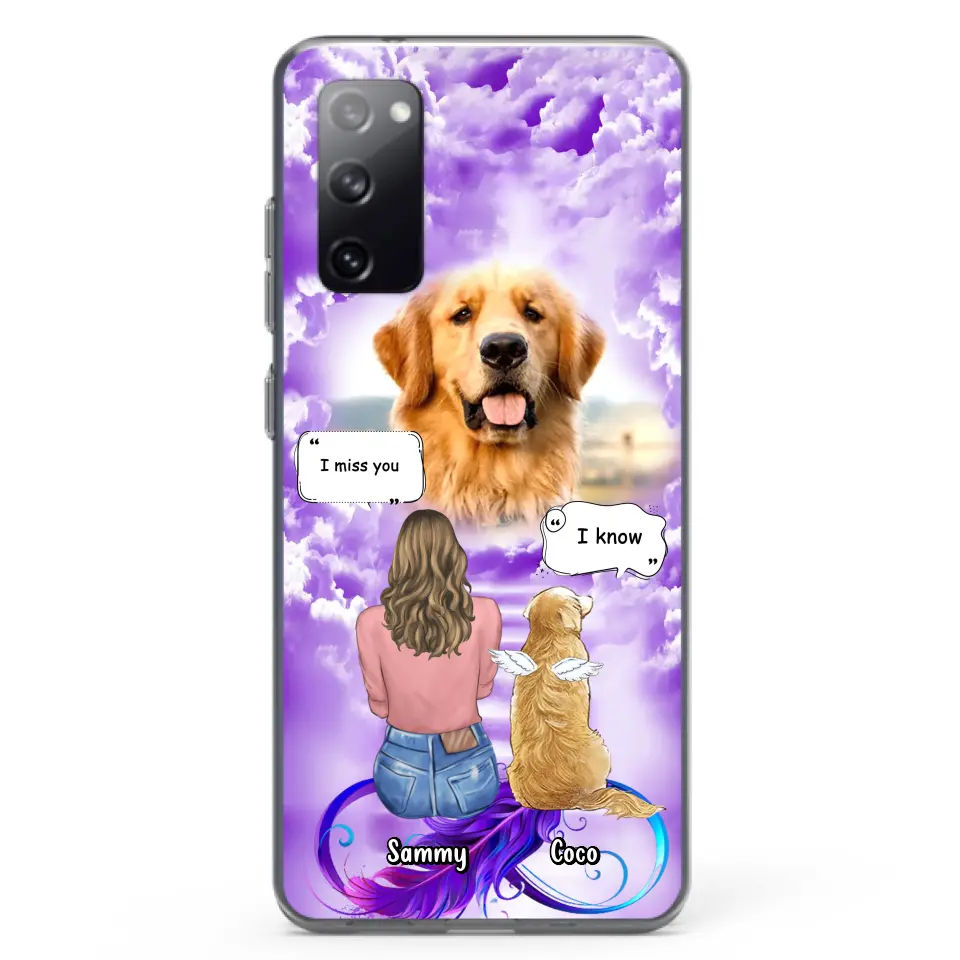 Personalized Memorial Pet iPhone/Samsung Case - Upload Photo - Memorial Gift Idea For Dog/Cat/Rabbit Lover