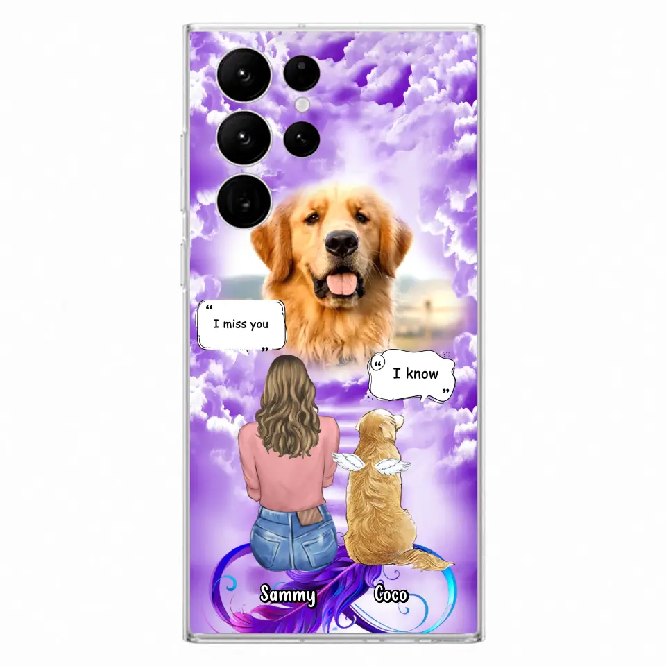 Personalized Memorial Pet iPhone/Samsung Case - Upload Photo - Memorial Gift Idea For Dog/Cat/Rabbit Lover