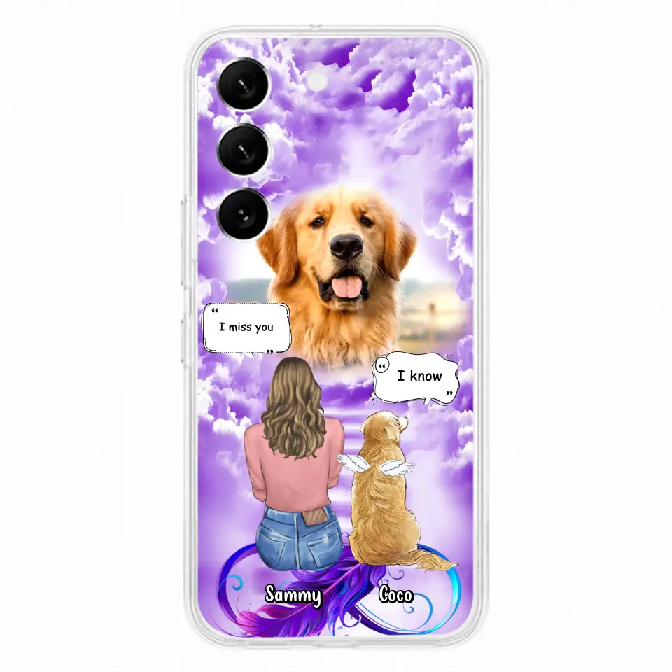 Personalized Memorial Pet iPhone/Samsung Case - Upload Photo - Memorial Gift Idea For Dog/Cat/Rabbit Lover