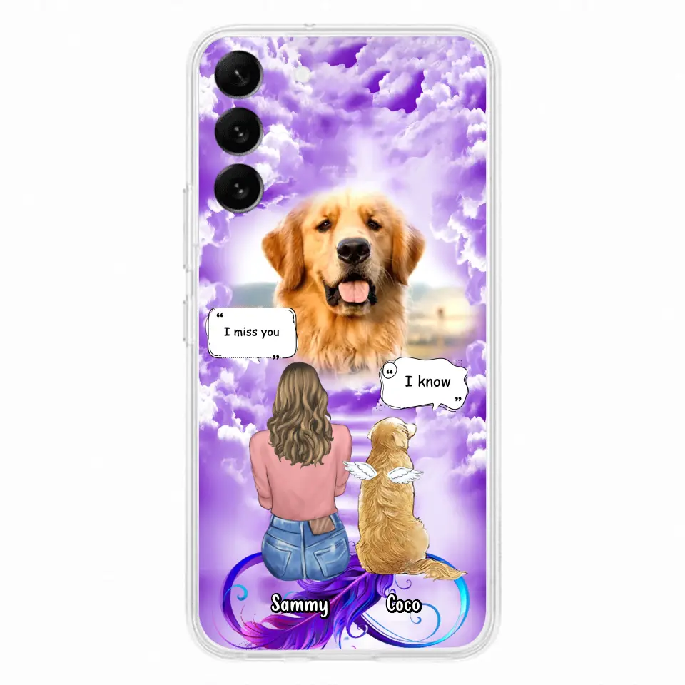 Personalized Memorial Pet iPhone/Samsung Case - Upload Photo - Memorial Gift Idea For Dog/Cat/Rabbit Lover