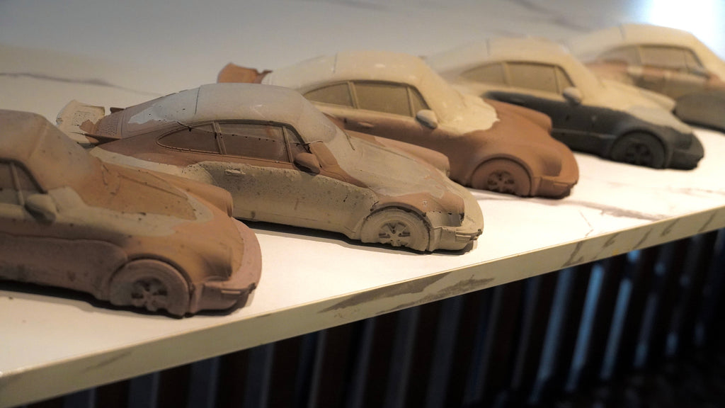 Mystery Multilayer 930 Turbo Concrete Automotive Sculpture