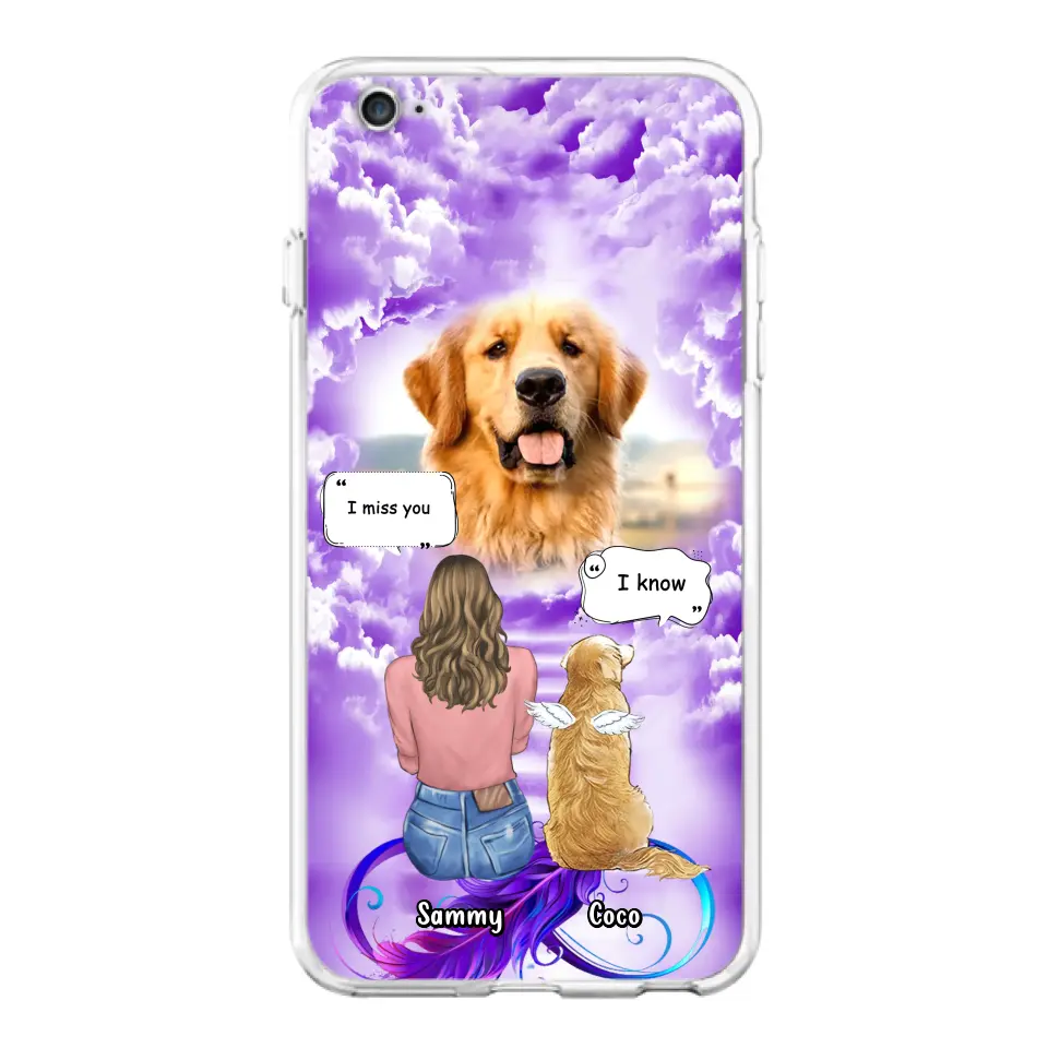 Personalized Memorial Pet iPhone/Samsung Case - Upload Photo - Memorial Gift Idea For Dog/Cat/Rabbit Lover